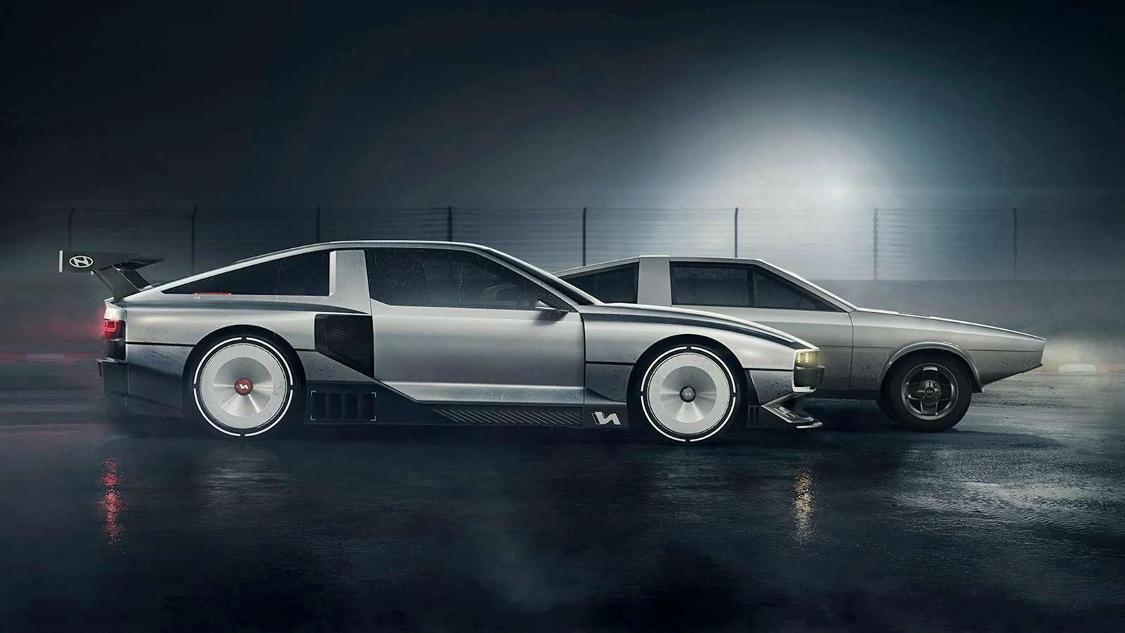 Hyundai unveils the N Vision 74: a tribute to the Delorean with impressive electric power